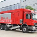 Suction Excavator Set Off to Tianjin for Rescuing Suction Excavator Set Off to Tianjin for Rescuing